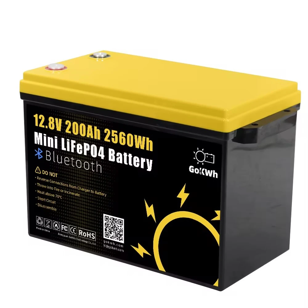 Gokwh 24V 100Ah LCD Energy Storage Box 2560Wh  Solar Lithium Ion LiFePO4(LFP)  Battery for RV Boat Home Energy Storage — view 10
