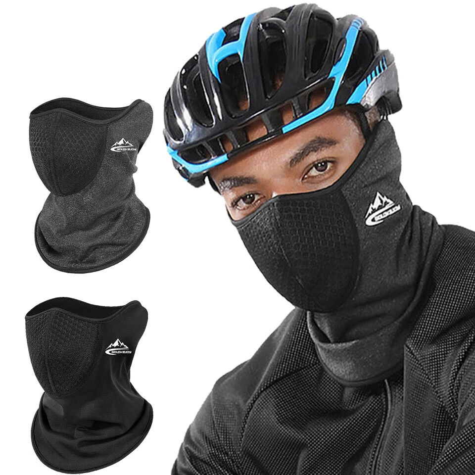 Golovejoy Winter Breathable Windproof Anti-smog Cycling Mask Warm Ear Protection Neck Cover for Outdoor Sports Skiing — Golovejoy