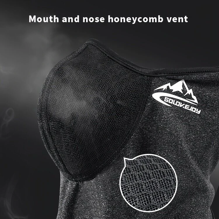 Golovejoy Winter Breathable Windproof Anti-smog Cycling Mask Warm Ear Protection Neck Cover for Outdoor Sports Skiing — view 4