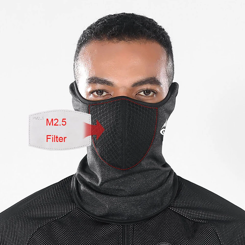 Golovejoy Winter Breathable Windproof Anti-smog Cycling Mask Warm Ear Protection Neck Cover for Outdoor Sports Skiing — view 6
