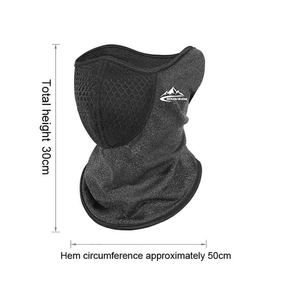 Golovejoy Winter Breathable Windproof Anti-smog Cycling Mask Warm Ear Protection Neck Cover for Outdoor Sports Skiing — view 8