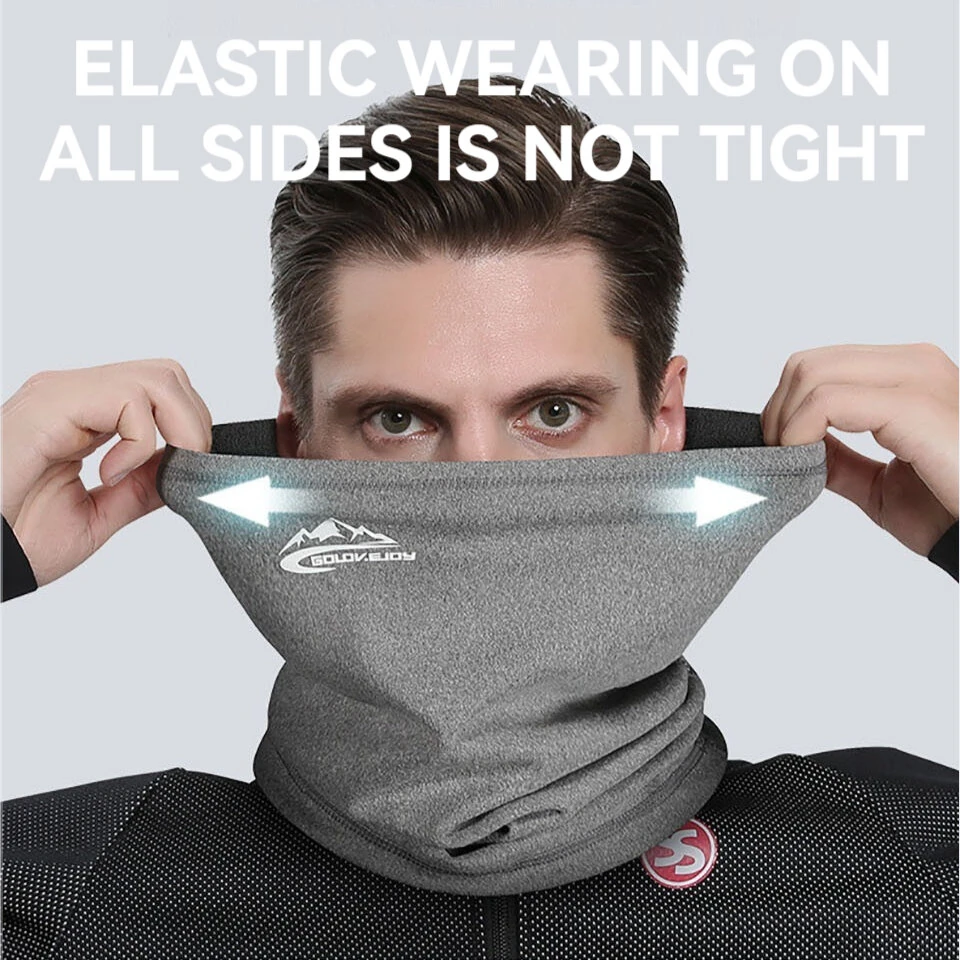 Golovejoy Winter Thermal Cycling Mask Men Women Outdoor Sports Windproof Dustproof Velvet Warm Neck Cover Scarf for Ski Hiking Riding — view 3