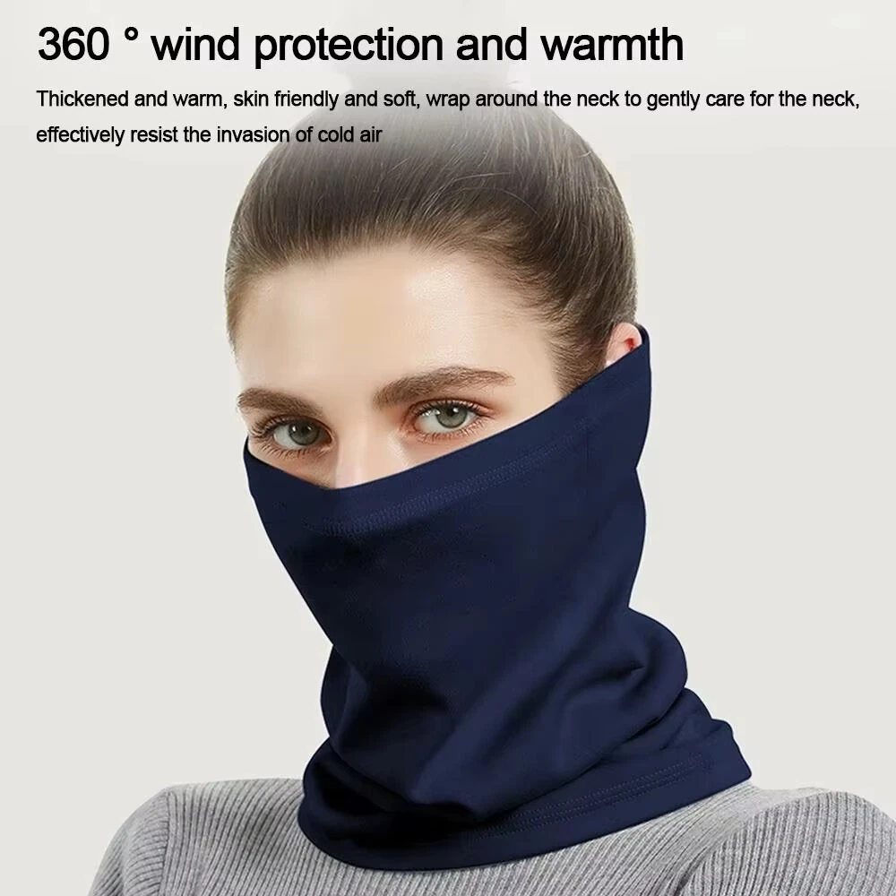 Golovejoy Winter Thermal Cycling Mask Men Women Outdoor Sports Windproof Dustproof Velvet Warm Neck Cover Scarf for Ski Hiking Riding — view 5