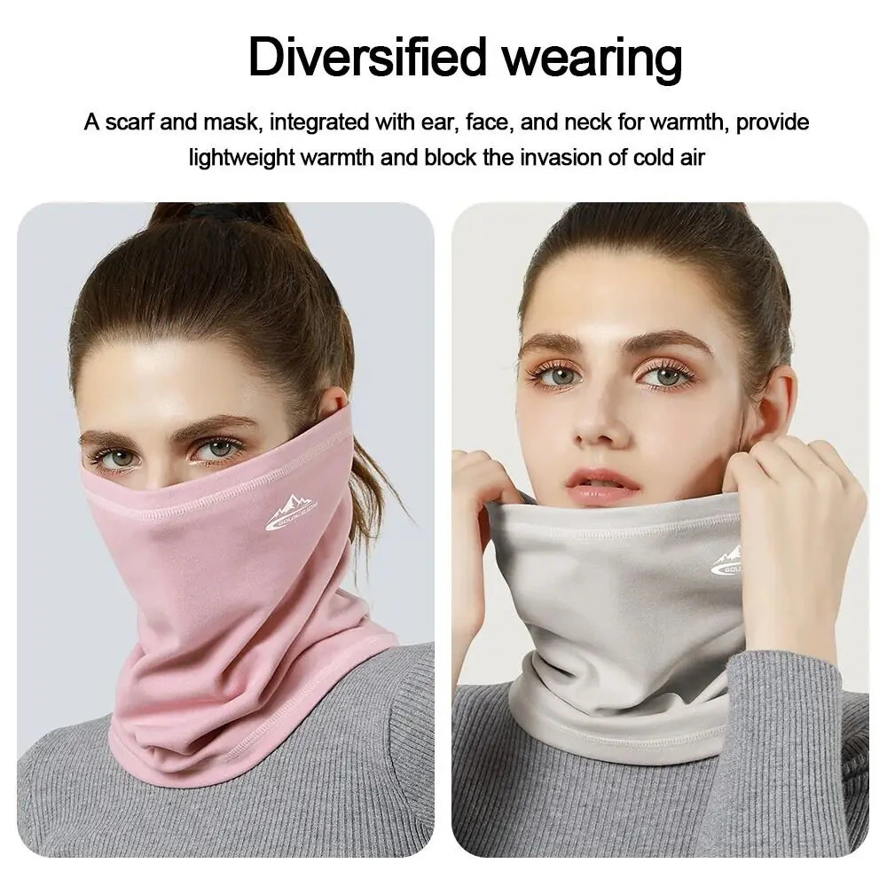 Golovejoy Winter Thermal Cycling Mask Men Women Outdoor Sports Windproof Dustproof Velvet Warm Neck Cover Scarf for Ski Hiking Riding — view 6