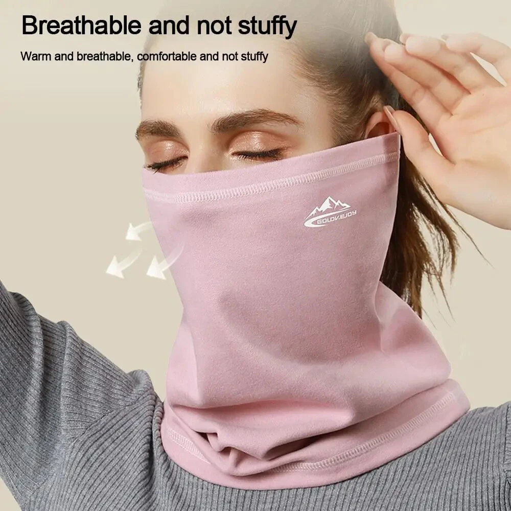 Golovejoy Winter Thermal Cycling Mask Men Women Outdoor Sports Windproof Dustproof Velvet Warm Neck Cover Scarf for Ski Hiking Riding — view 7