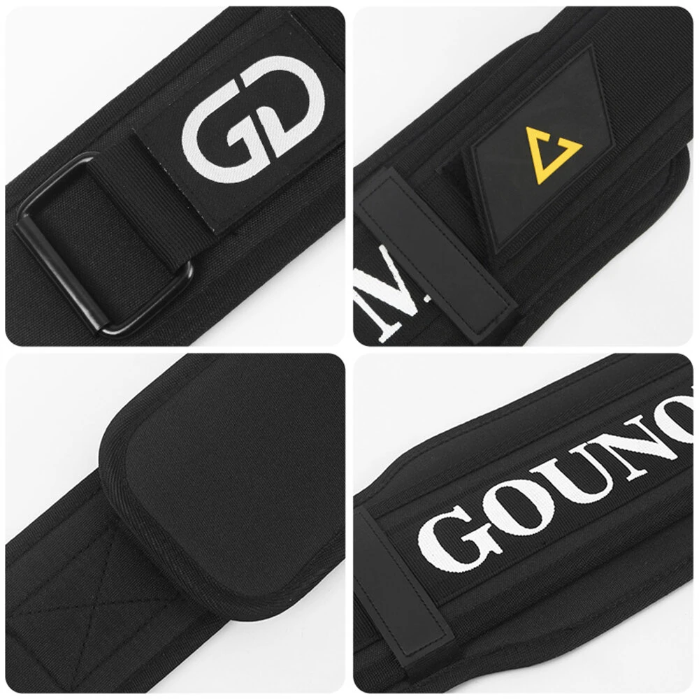 GOUNOD Powerlifting Belt for Deadlift Squat Weightlifting Training Waist Support High-intensity Exercise Training Lower Back Protection — view 2