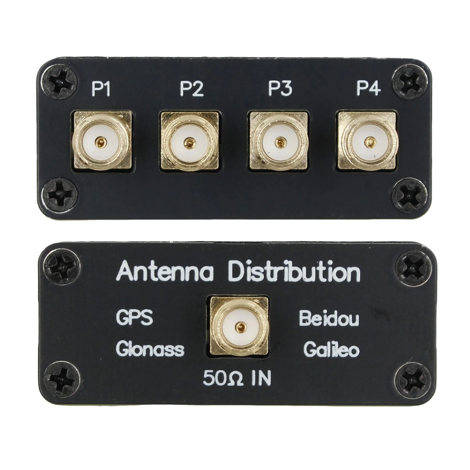 GPS GLONASS BeiDou Galileo Signal Splitter 1x4 Power Splitter Wide Frequency Range 1.4-1.6 GHz SMA Connector Low Loss High Isolation — view 4