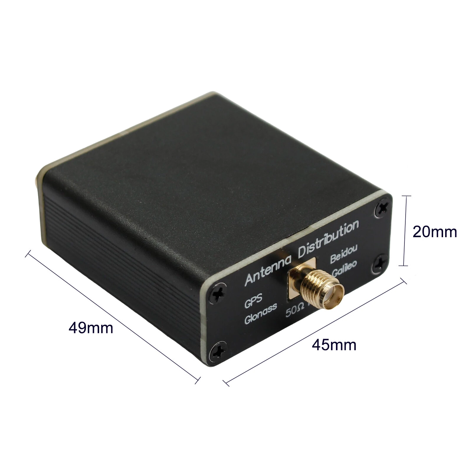GPS GLONASS BeiDou Galileo Signal Splitter 1x4 Power Splitter Wide Frequency Range 1.4-1.6 GHz SMA Connector Low Loss High Isolation — view 5