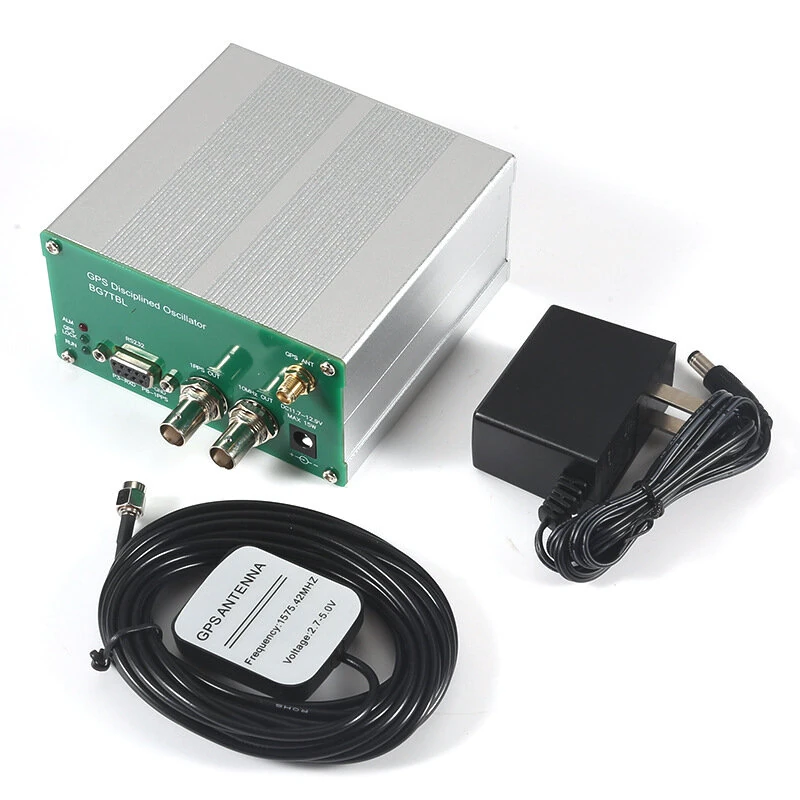 GPSCSG Control Generator Disciplined Clock High Accuracy OCXO 10kHz-220MHz VFO Adjustable Reference Source Fast Frequency Locking RS232 NMEA Signal US Plug — image 1