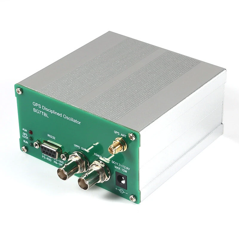 GPSCSG Control Generator Disciplined Clock High Accuracy OCXO 10kHz-220MHz VFO Adjustable Reference Source Fast Frequency Locking RS232 NMEA Signal US Plug — view 2