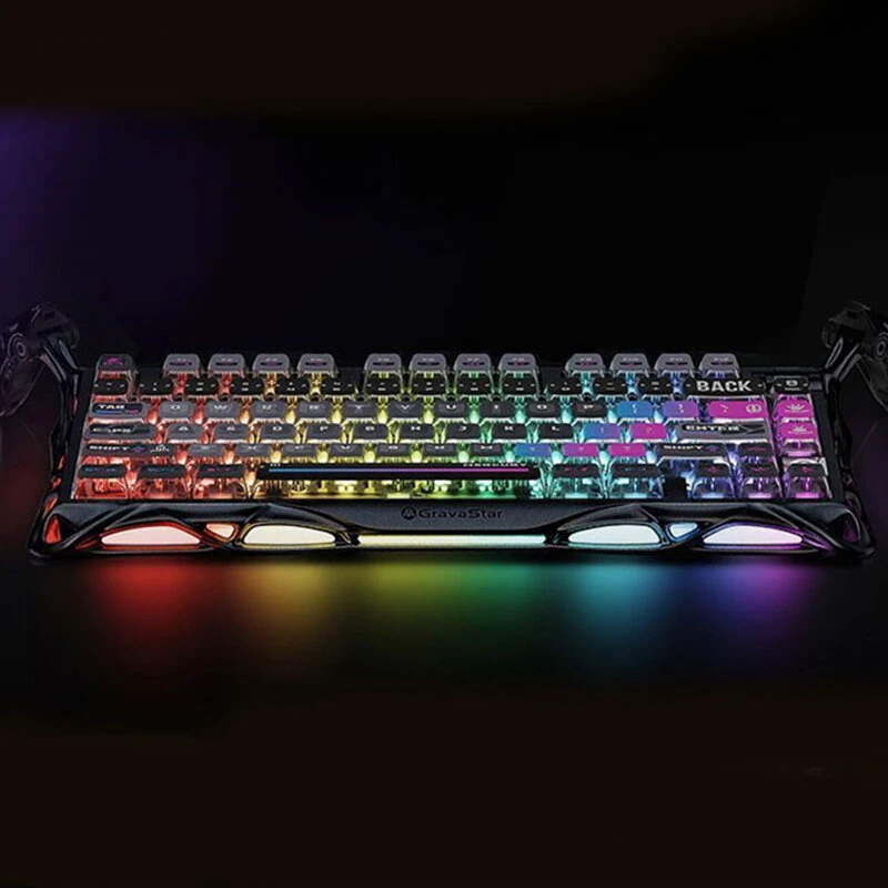 Gravastar Mercurys K1 PRO Mechanical Keyboard Tri-mode Hot Swappable Gasket RGB Aluminum Alloy 75% Layout Customized Wireless Gaming Keyboard — view 3