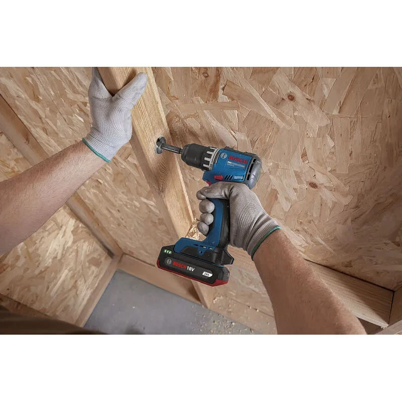 GSR18V-52 for BOSCH Cordless Drill Driver with Toolbox 18V 25/52/70 Nm Torque 0-500/0-1900 rpm Brushless Motor Keyless Metal Chuck — view 3
