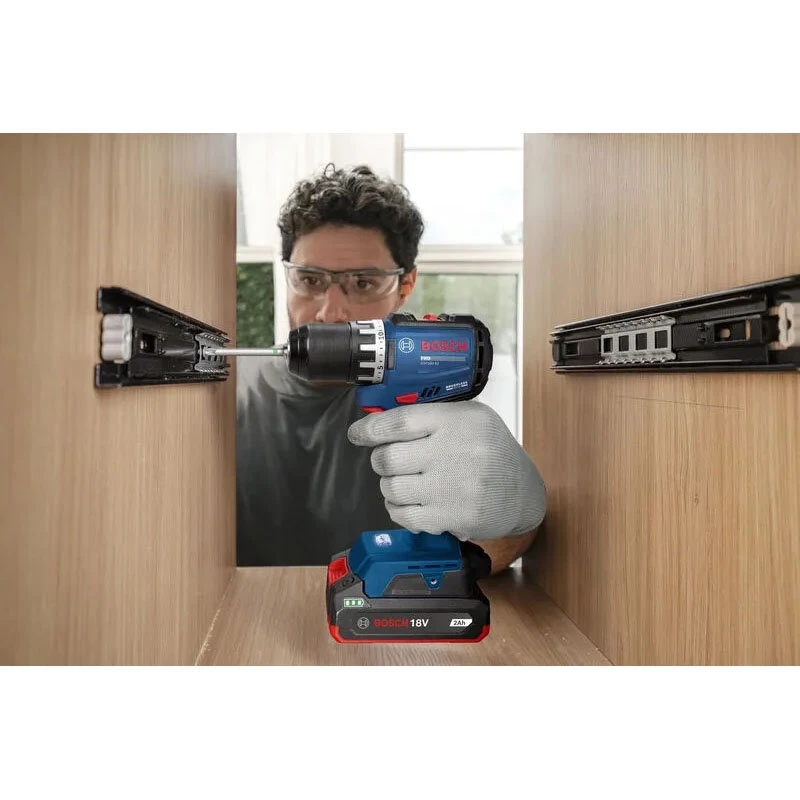 GSR18V-52 for BOSCH Cordless Drill Driver with Toolbox 18V 25/52/70 Nm Torque 0-500/0-1900 rpm Brushless Motor Keyless Metal Chuck — view 4