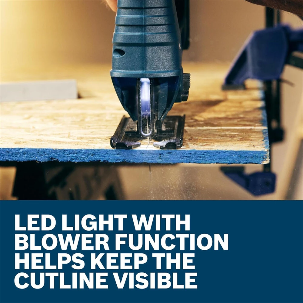 GST 183-LI Professional Cordless Oscillating Jigsaw 18V Brushless Motor Jig Saw Multi-Function Woodworking Tool No Battery — view 3
