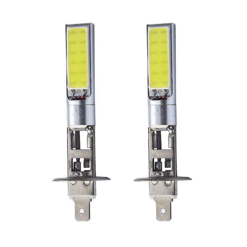 H1/H3 Pair Car LED Fog Lights 10W Front Fog Lights COB Chip Fog 6000K LED Headlight Light Bulb Super White for Fog Driving Light Daytime Running Light — Pricio