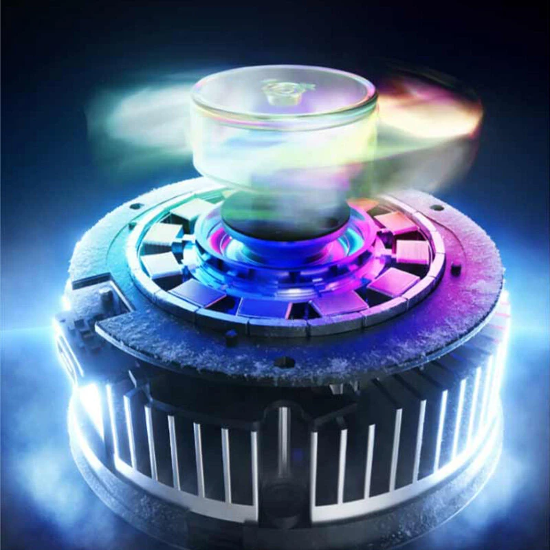 H7 Smart Semiconductor Phone Cooler Radiator with Ai intelligent Temperature Control Digital Display RGB Light Magnetic Clip — view 2