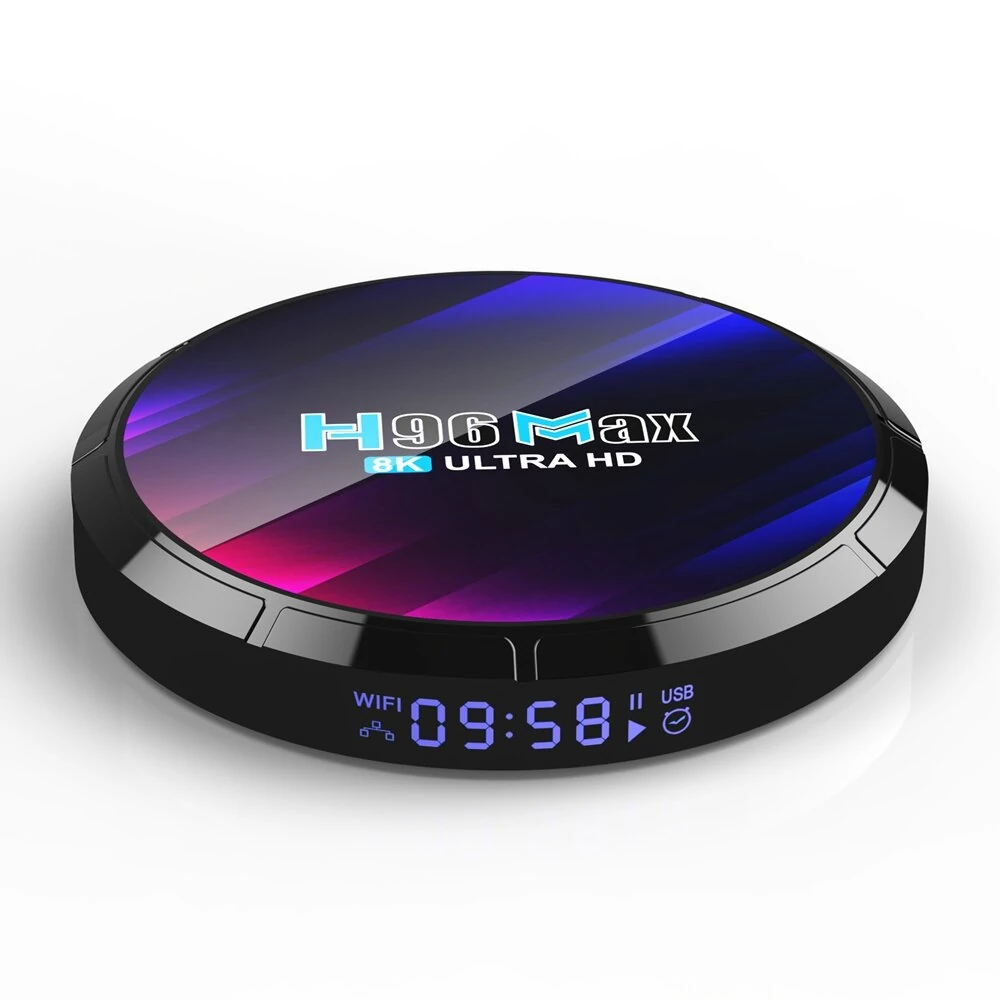 H96MAX Android 13.0 RK3528 Quad Core TV Box 4+64GB Dual WIFI 6 Bluetooth 5.0 Set Top Box 8K H.265 Screen Cast 3000Mps — view 2