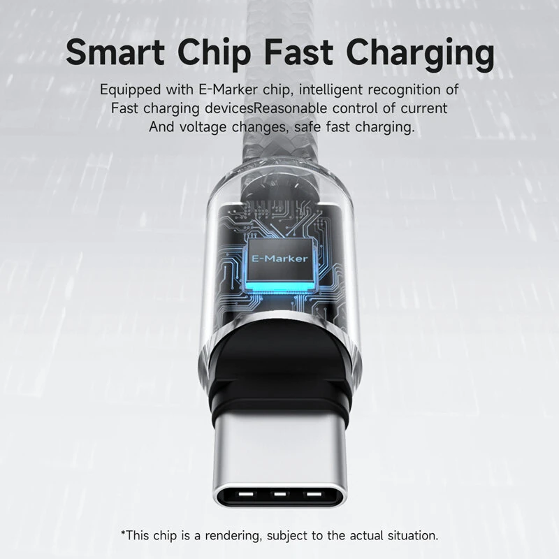 Hagibis PD240W Type C To Type C Cable PD3.1 Fast Charging and Data Transmission Copper Core Line 1.2M/2M Long for iPhone 16/17 Macbook Pro — view 5
