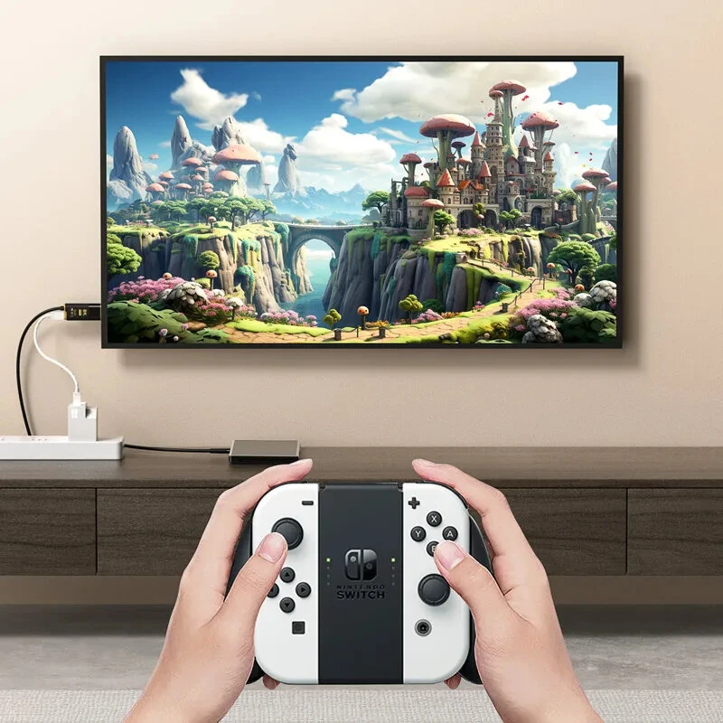 Hagibis SWC10 USB-C to HD Cable 8K 60Hz 4K 144Hz Switch 2 Steam Deck ROG Ally Screen Mirroring Adapter Cables with Support PD100W Fast Charging — view 4