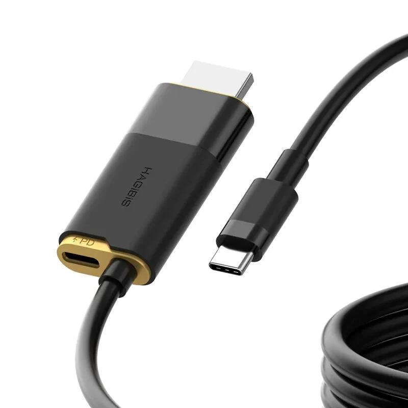Hagibis SWC10 USB-C to HD Cable 8K 60Hz 4K 144Hz Switch 2 Steam Deck ROG Ally Screen Mirroring Adapter Cables with Support PD100W Fast Charging — view 6