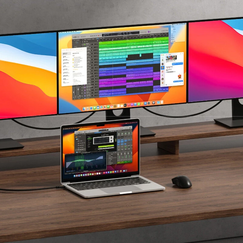 HAGiBiS Thunderbolt5 Type-C to Type-C Cable 120Gbps 240W PD3.1 Fast Charge 16K@60Hz Video 8K Triple Display Bi-Directional 80Gbps Data Sync High Speed Transmission 0.5M/1M Long Cables for Laptop TV — view 2