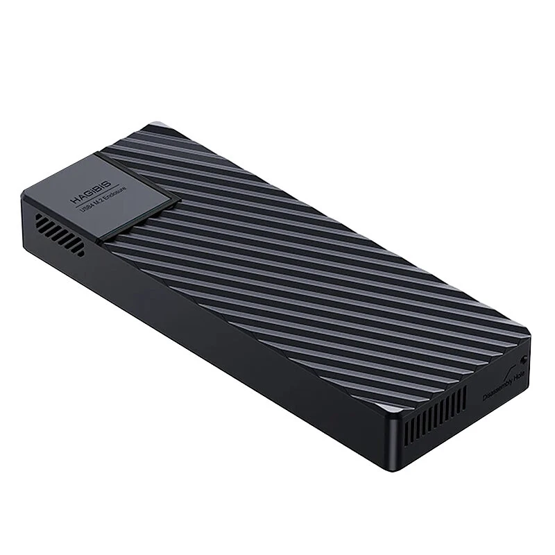 Hagibis XL-UD1101 USB 4.0 40Gbps M.2 NVMe SSD Enclosure Compatible with Thunderbolt 4/3 USB 3.2/3.1/3.0 ASM2464 Built-in Cooling Fan External Hard Drive Case — Hagibis