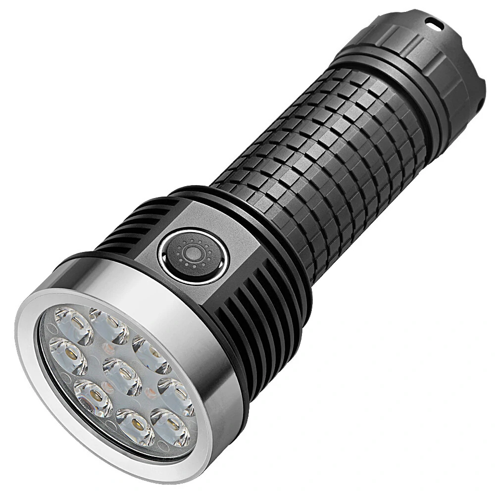 HAIKELITE H9 9*LH351D LED Strong Light Flashlight High Powered 26800 Battery Portable Torch Type-C Rechargeable LED Lamp Outdoor Hiking Camping Hunting Search Light — HAIKELITE