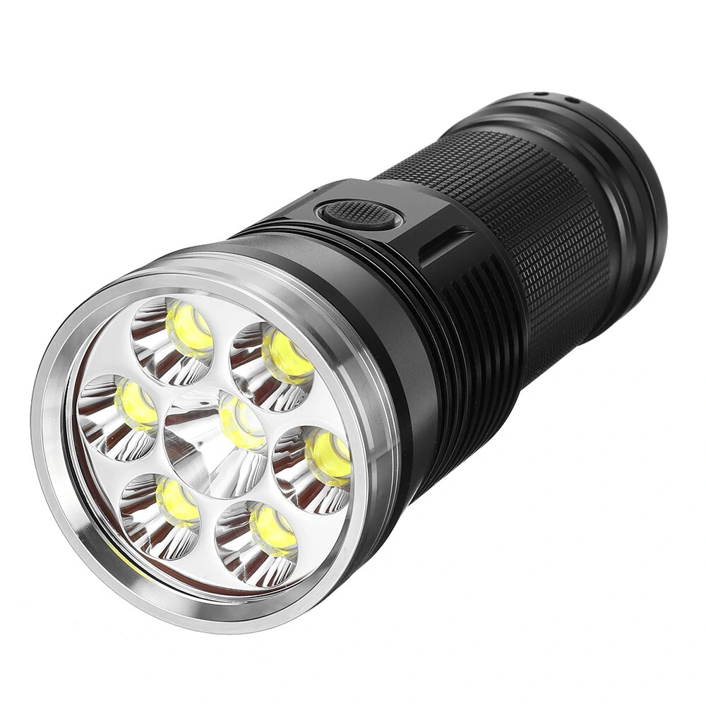 HAIKELITE HK07 XPH50.2 23000LM 6500K 7 LED Flashlight Super Bright 6 Modes Type-C Charging Searchlight Power Bank — HAIKELITE