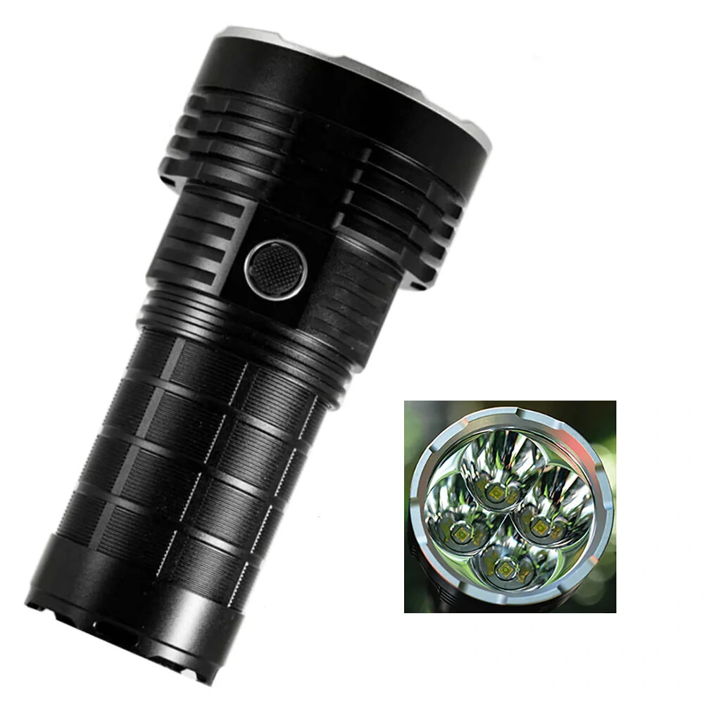 Haikelite HT50pro 4*G50 8000lm 1600m Thrower Flood LED Flashlight Type-C USB Rechargeable 3*21700 High Power Output Strong LED Torch