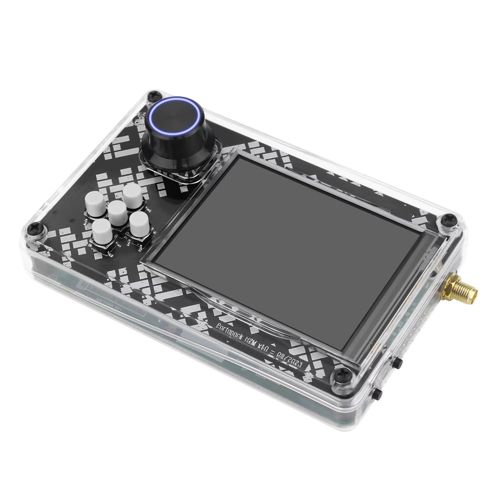 HamGeek R10 SDR Radio PortaPack H2M Preloaded MayhemFirmware Wide Frequency Range 3.2 Inch Screen Multi Antenna Set Advanced PCB Design Audio Output — view 3
