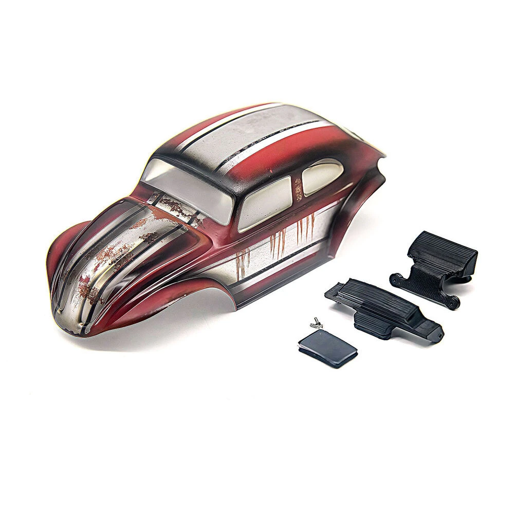Hand Paint for Beetle Solid RC Car Parts Color Body Shell for Jeep/Bronco Axial SCX30 1/30 Micro Off-Road Truck Vehicles Models Replacement Spare Accessories — view 2