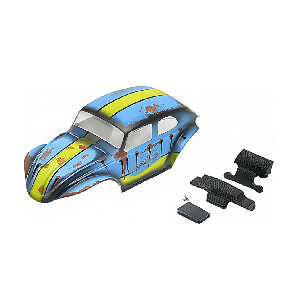 Hand Paint for Beetle Solid RC Car Parts Color Body Shell for Jeep/Bronco Axial SCX30 1/30 Micro Off-Road Truck Vehicles Models Replacement Spare Accessories — view 4