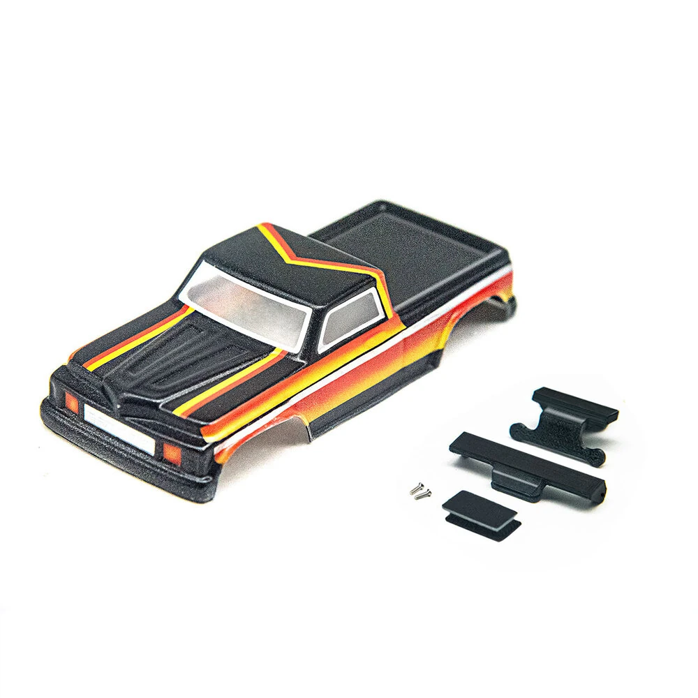 Hand Paint Truck Solid RC Car Parts Color Body Shell for Jeep/Bronco Axial SCX30 1/30 Micro Off-Road Vehicles Models Replacement Spare Accessories — view 4