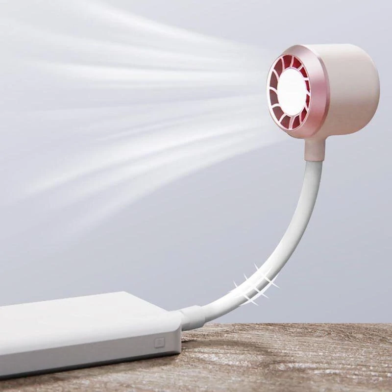Handheld Fan Usb Rechargeable Silent Cooling Power Bank Mini Play Plug Fans Summer Wireless Outdoors for Travel — view 10