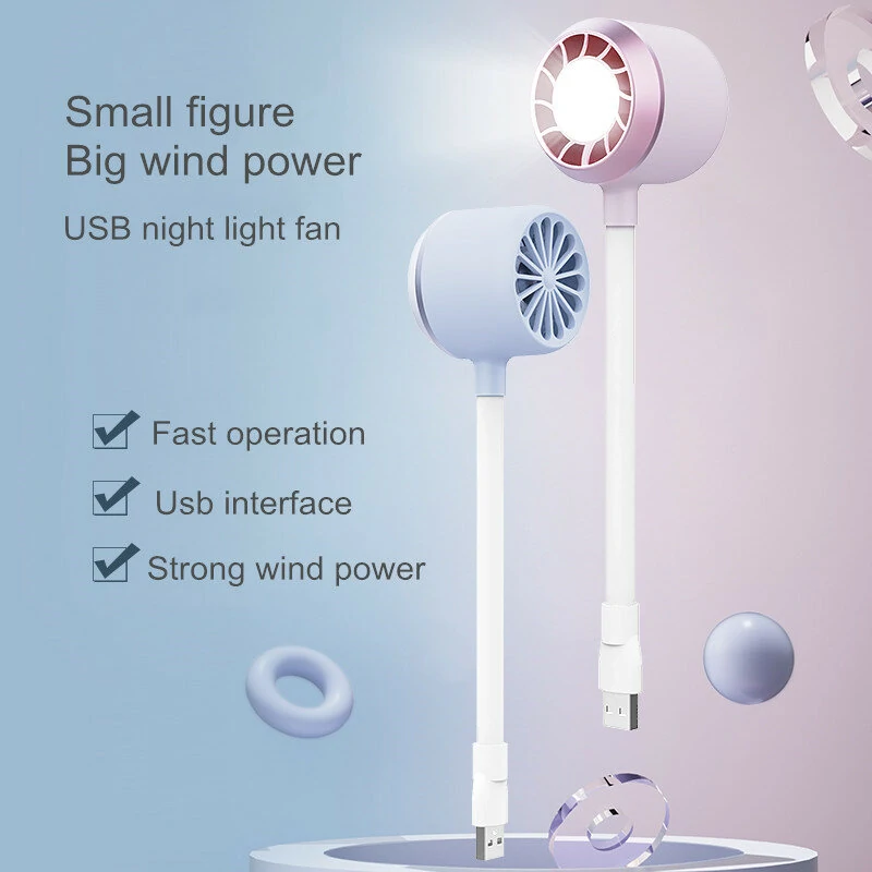 Handheld Fan Usb Rechargeable Silent Cooling Power Bank Mini Play Plug Fans Summer Wireless Outdoors for Travel — view 2