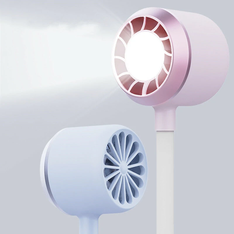 Handheld Fan Usb Rechargeable Silent Cooling Power Bank Mini Play Plug Fans Summer Wireless Outdoors for Travel — view 3