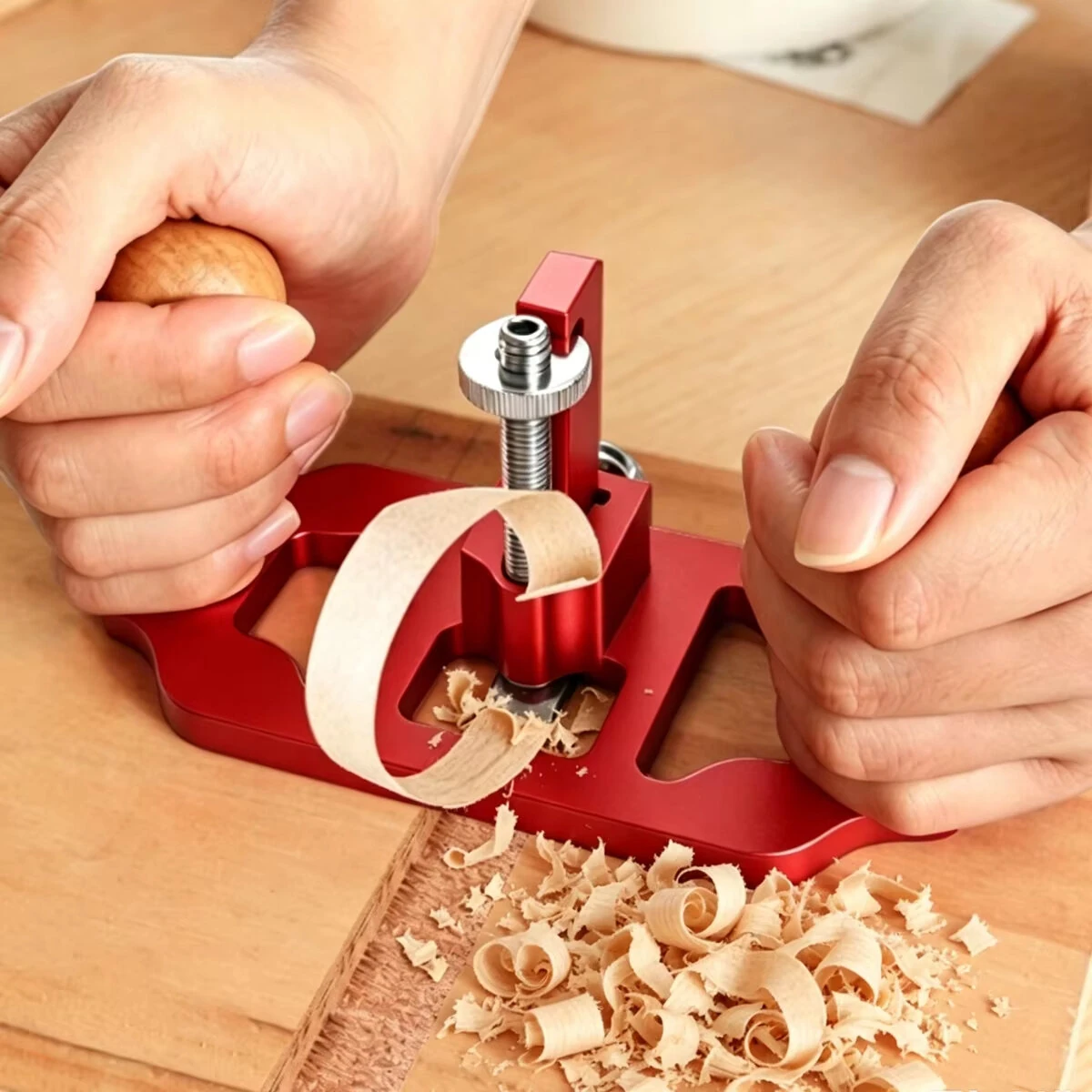 Handheld Router Plane Adjustable Blade Depth Woodworking Groove Bottom Smoothing Plane for Grooves Rabbets — view 3
