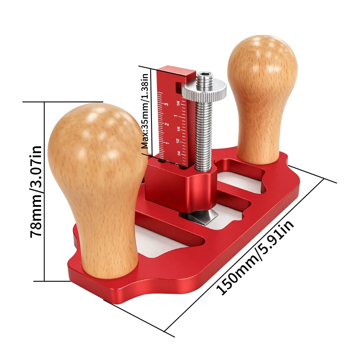 Handheld Router Plane Adjustable Blade Depth Woodworking Groove Bottom Smoothing Plane for Grooves Rabbets — view 4