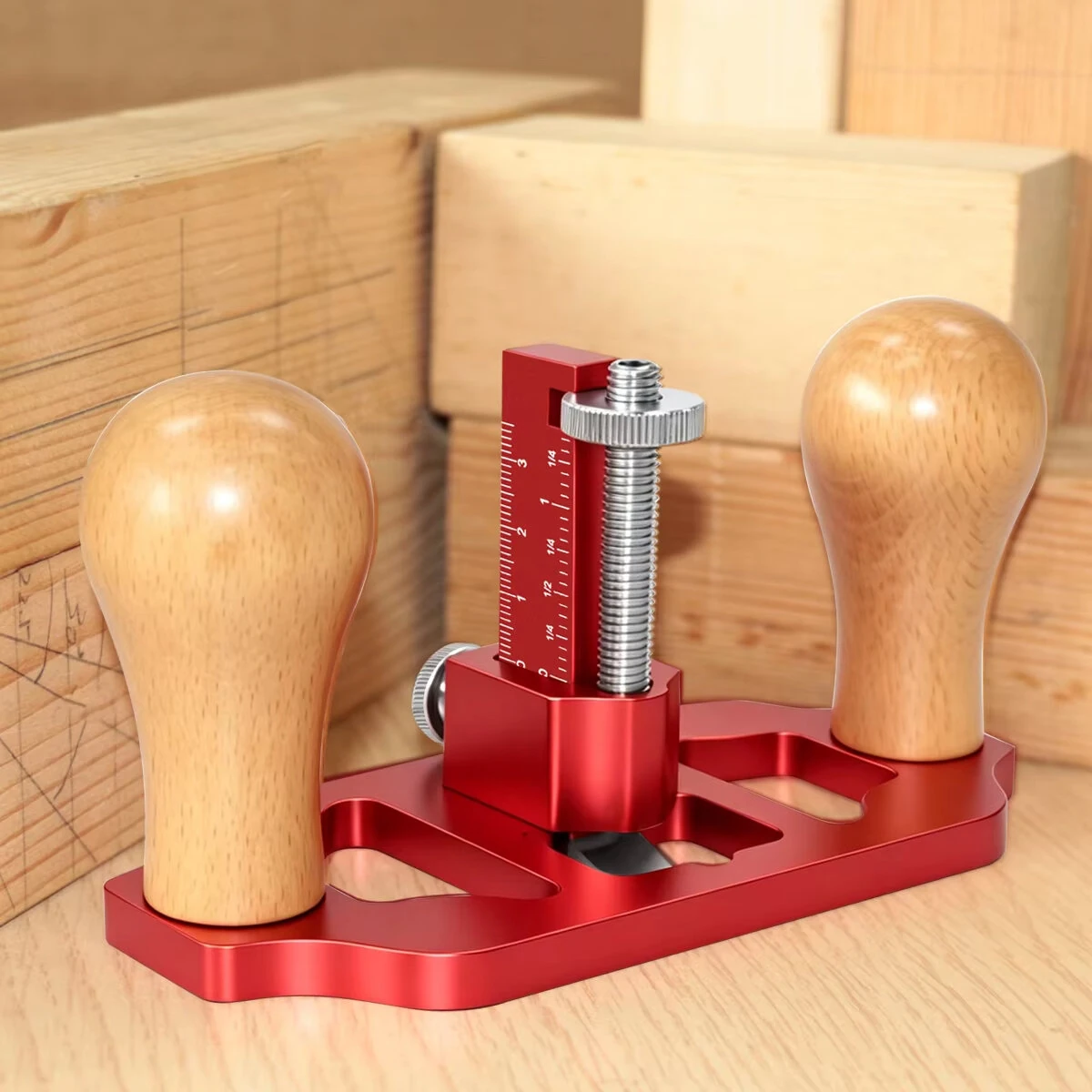 Handheld Router Plane Adjustable Blade Depth Woodworking Groove Bottom Smoothing Plane for Grooves Rabbets — view 6