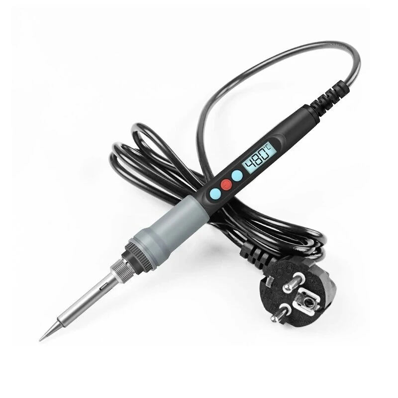 Handskit 90W 220V Adjustable Temperature Electric Soldering Iron Set Support for Repairing Electronic Tools — view 3
