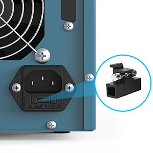 HANMATEK HM310-T Black Direct Current Stabilized Power Supply 30V 10A Dual-Frequency Programmable Dual USB Output Best for Precision Projects — view 2