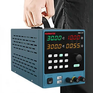 HANMATEK HM310-T Black Direct Current Stabilized Power Supply 30V 10A Dual-Frequency Programmable Dual USB Output Best for Precision Projects — view 6