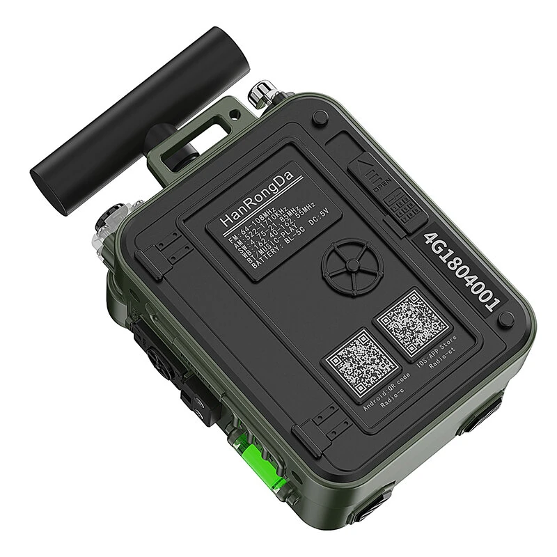 HanRongDa HRD-777 Multiband Radio bluetooth AM FM SW WB 6 EQ Modes TF Card MP3 Player Type-C Charging SOS Alarm Survival Gear Camping Portable Outdoor Radio — view 5