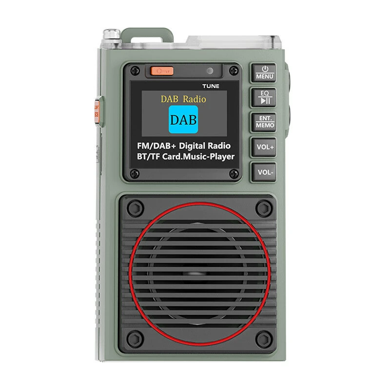 Hanrongda HRD-787DAB Portable DAB Radio FM Bluetooth Digital Radio with MP3 Playback Support TF Card Playback Radios — view 2