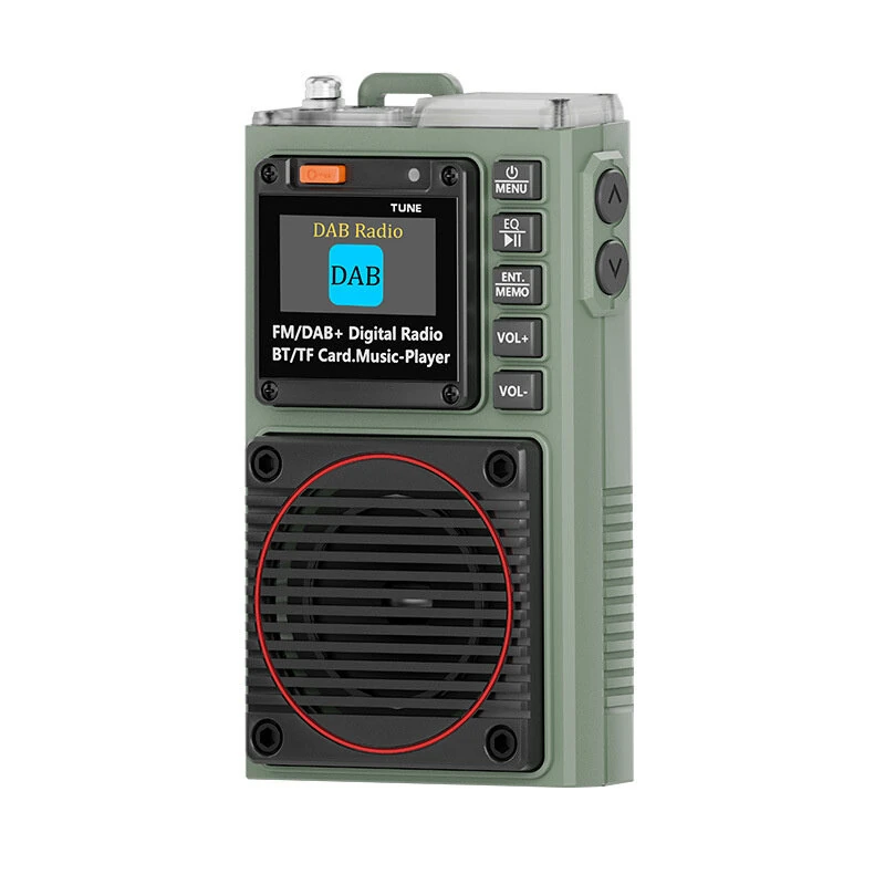 Hanrongda HRD-787DAB Portable DAB Radio FM Bluetooth Digital Radio with MP3 Playback Support TF Card Playback Radios — view 8