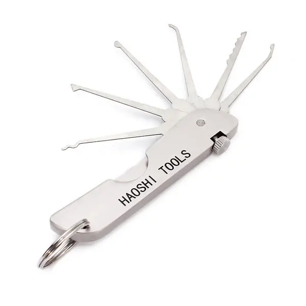 HAOSHI Foldable Door Lock Opener Locksmith Tool Lock Pick Set — view 3