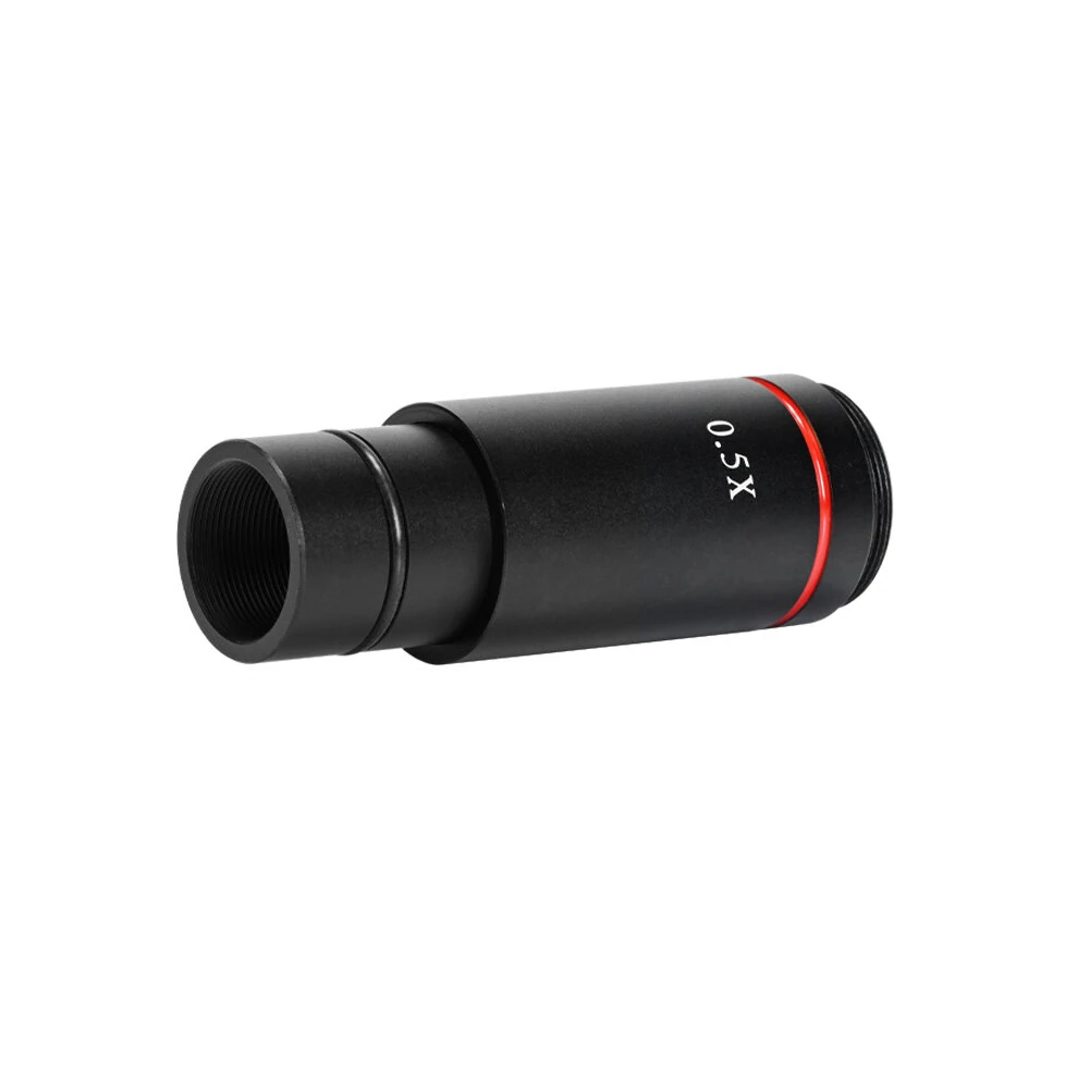 HAYEAR 0.5X C Mount Microscope Adapter 30.5mm 30mm Electronic Eyepiece Reduction Lens 0.5X Microscope Relay Lens for Microscope CCD Camera — view 3