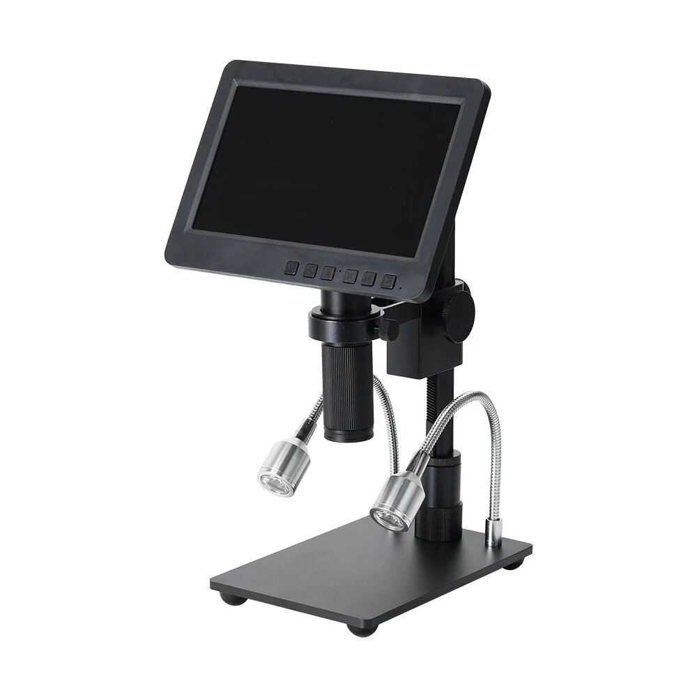 HAYEAR 26MP HDMI-compatible Digital Microscope 2100X Digital Magnification Adjustable 7 inch Screen 60fps Hight Frames Rate Microscope Camera with HDR Mode Can Eliminate Metal Reflection For Soldering HY-2070 — view 10