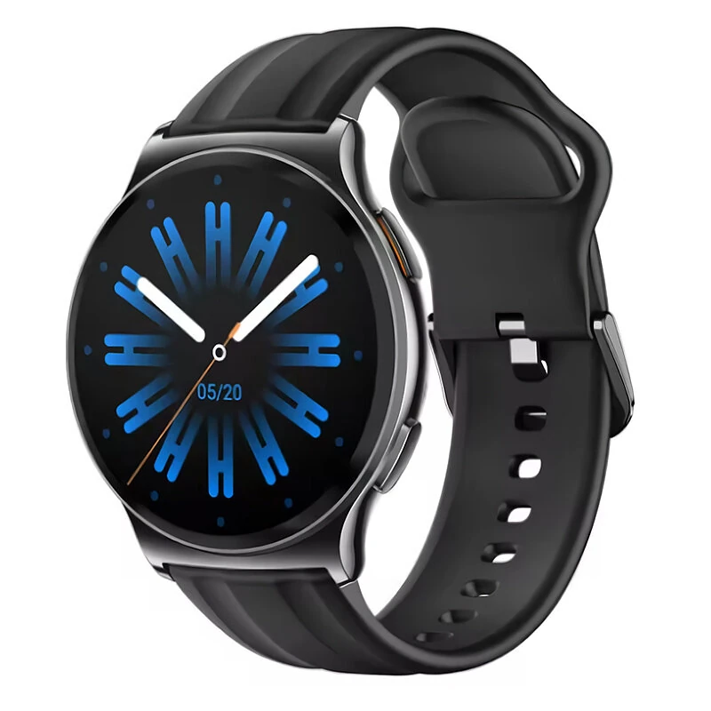 HAYLOU Solar Lite 2 1.43-inch AMOLED Display 1ATM Waterproof Heart Rate Blood Pressure Blood Oxygen Monitor Sleep Monitoring Multi-sport Modes Smart Watch