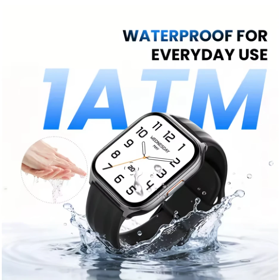 HAYLOU Watch 3 1.85-inch AMOLED Display 45 Days Standby 1ATM Waterproof AI Voice Assistant bluetooth Call Heart Rate Blood Oxygen Monitor Sleep Monitoring Breathing Training Multi-sport Modes Smart Watch — view 6